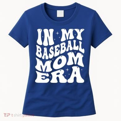 In My Baseball Mom Era Groovy Women's T-Shirt