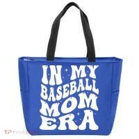 In My Baseball Mom Era Groovy Tote Bag thumb 0