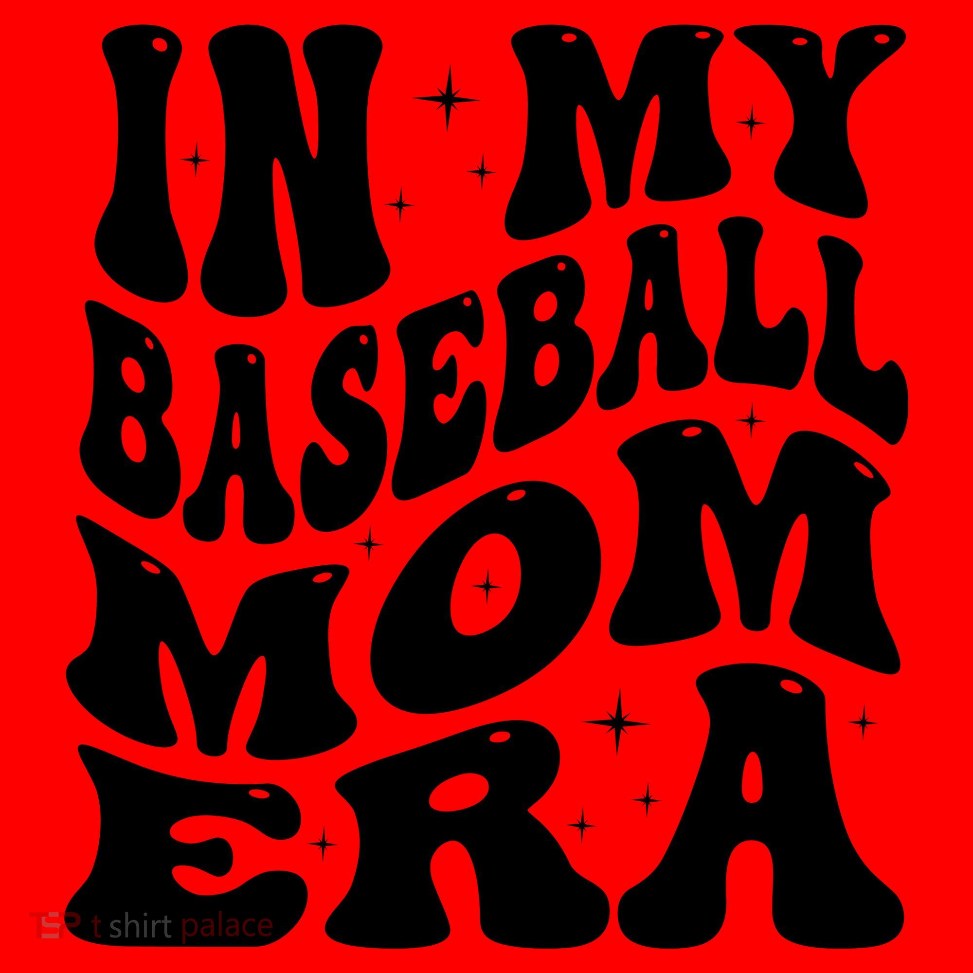 In My Baseball Mom Era Groovy Santa Hat