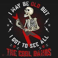 I May Be Old But I Got To See All The Cool Bands Music Lover Women's Hoodie thumb 2