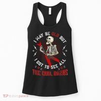 I May Be Old But I Got To See All The Cool Bands Music Lover Women's Tank Top thumb 0