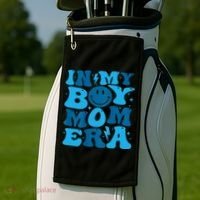 In My Boy Mom Era Golf Towel thumb 2