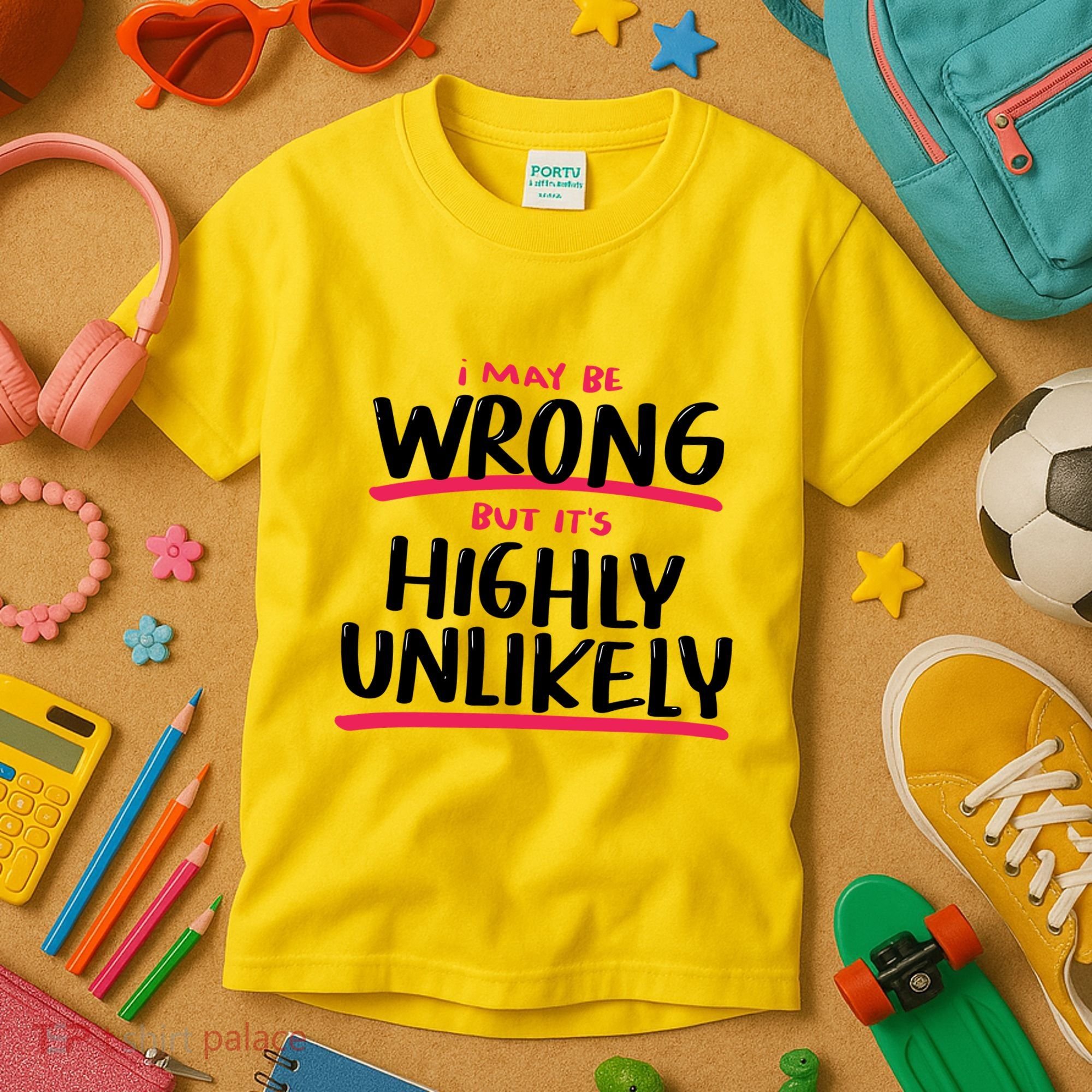 I May Be Wrong But It's Highly Unlikely Kids T-Shirt