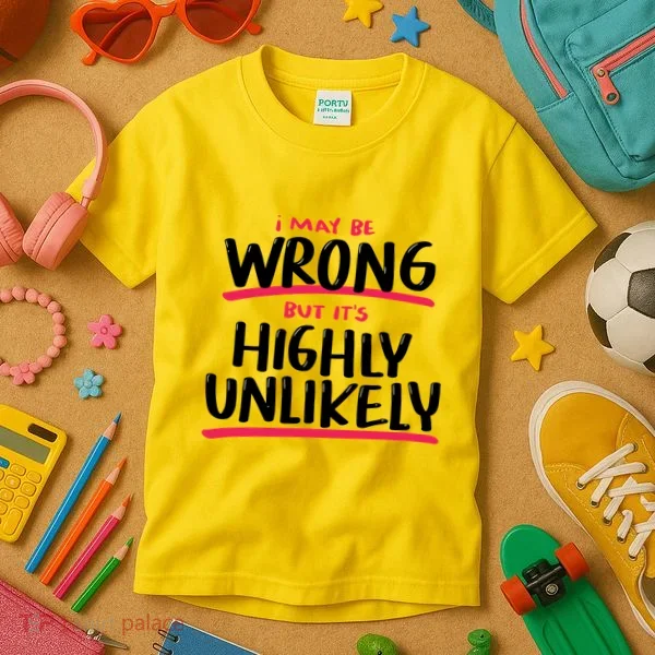 I May Be Wrong But It's Highly Unlikely Kids T-Shirt