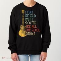 I May Be Old But I Got To See All The Cool Bands Retro Women's Sweatshirt thumb 0