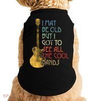 I May Be Old But I Got To See All The Cool Bands Retro Doggie Tank thumb 0