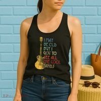 I May Be Old But I Got To See All The Cool Bands Retro Women's Tank Top thumb 2