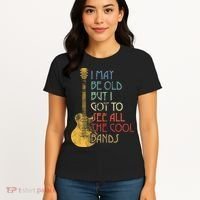 I May Be Old But I Got To See All The Cool Bands Retro Women's T-Shirt thumb 4
