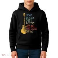 I May Be Old But I Got To See All The Cool Bands Retro Kids Hoodie thumb 4