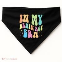 In My Brain Rot Era Brain Rot Meme Funny Quote USA-Made Doggie Bandana thumb 0