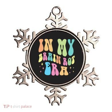 In My Brain Rot Era Brain Rot Meme Funny Quote Ornament