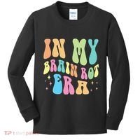 In My Brain Rot Era Brain Rot Meme Funny Quote Kids Long Sleeve Shirt thumb 0