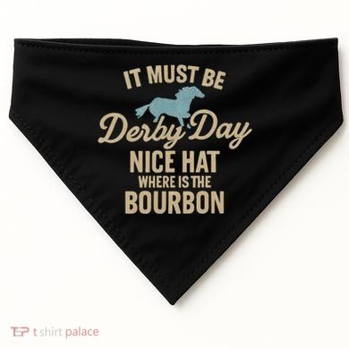It Must Be Derby Day USA-Made Doggie Bandana