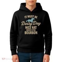 It Must Be Derby Day Kids Hoodie thumb 4
