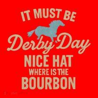 It Must Be Derby Day Santa Hat thumb 1