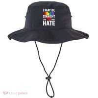 I May Be Straight But I Don't Hate LGBT Pride Ally Bucket Hat thumb 0