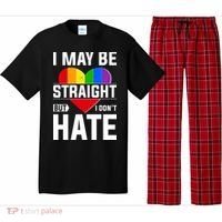 I May Be Straight But I Don't Hate LGBT Pride Ally Pajama Set thumb 0