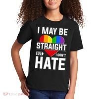I May Be Straight But I Don't Hate LGBT Pride Ally Kids T-Shirt thumb 2