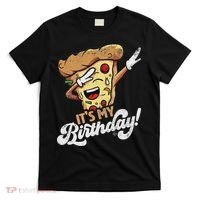 It's My Birthday Cool Dabbing Pizza Gift Bday Party T-Shirt thumb 0