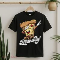 It's My Birthday Cool Dabbing Pizza Gift Bday Party T-Shirt thumb 2