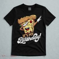 It's My Birthday Cool Dabbing Pizza Gift Bday Party T-Shirt thumb 5