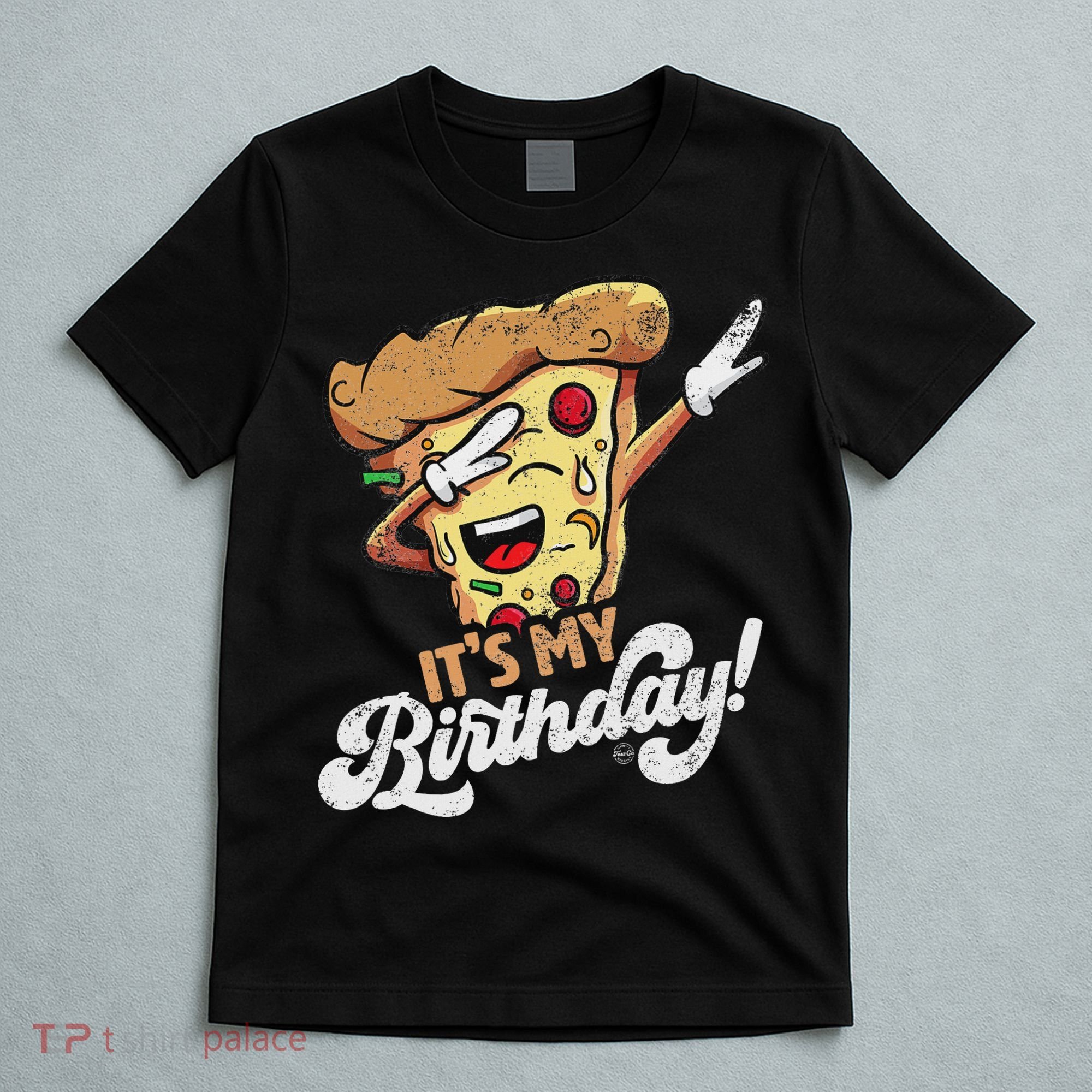 It's My Birthday Cool Dabbing Pizza Gift Bday Party T-Shirt
