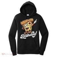 It's My Birthday Cool Dabbing Pizza Gift Bday Party Women's Hoodie thumb 0
