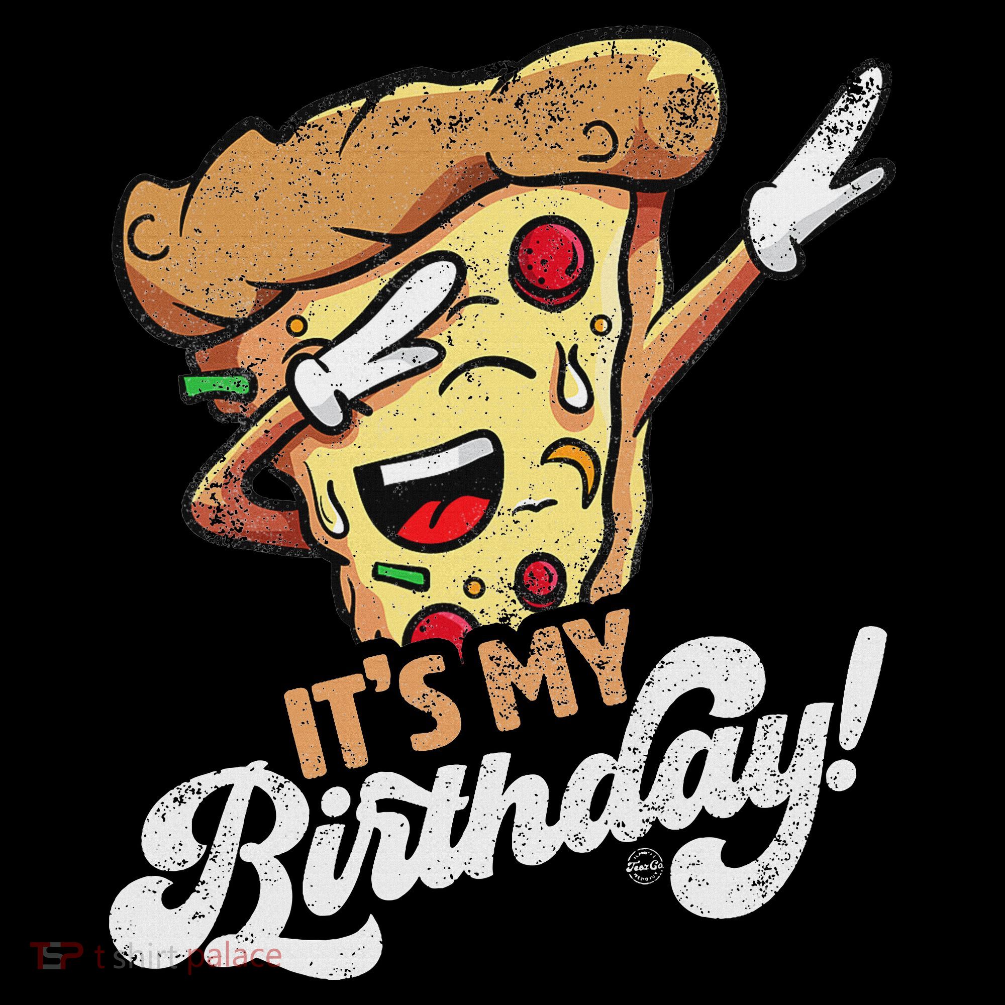 It's My Birthday Cool Dabbing Pizza Gift Bday Party Women's Hoodie