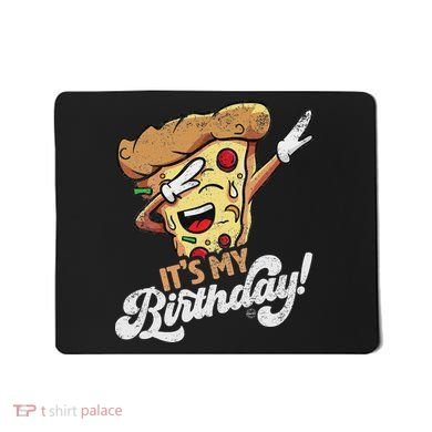 It's My Birthday Cool Dabbing Pizza Gift Bday Party Mousepad
