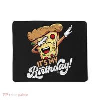 It's My Birthday Cool Dabbing Pizza Gift Bday Party Mousepad thumb 0