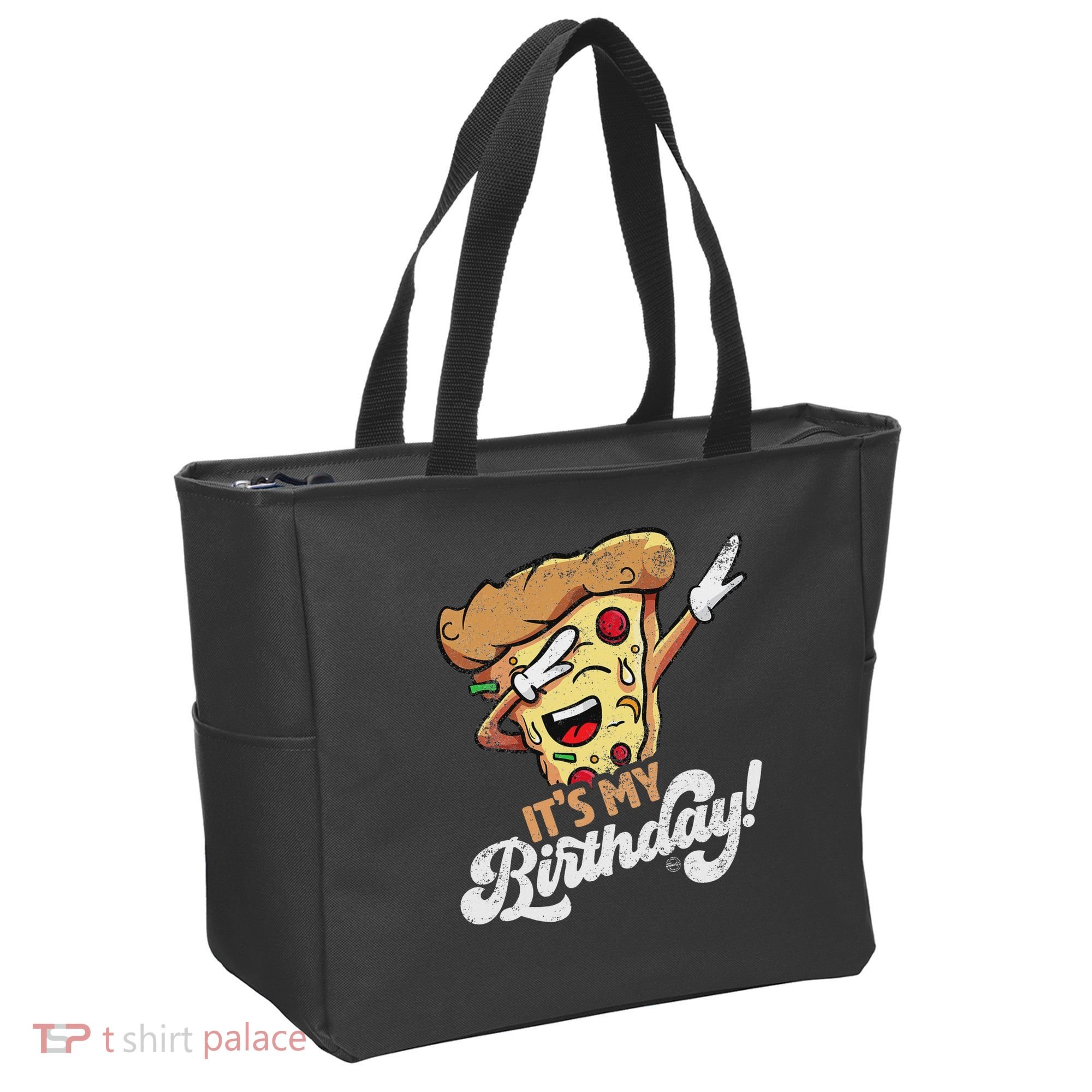 It's My Birthday Cool Dabbing Pizza Gift Bday Party Tote Bag