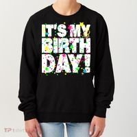 ItS My Birthday Confetti Gifts Women's Sweatshirt thumb 0