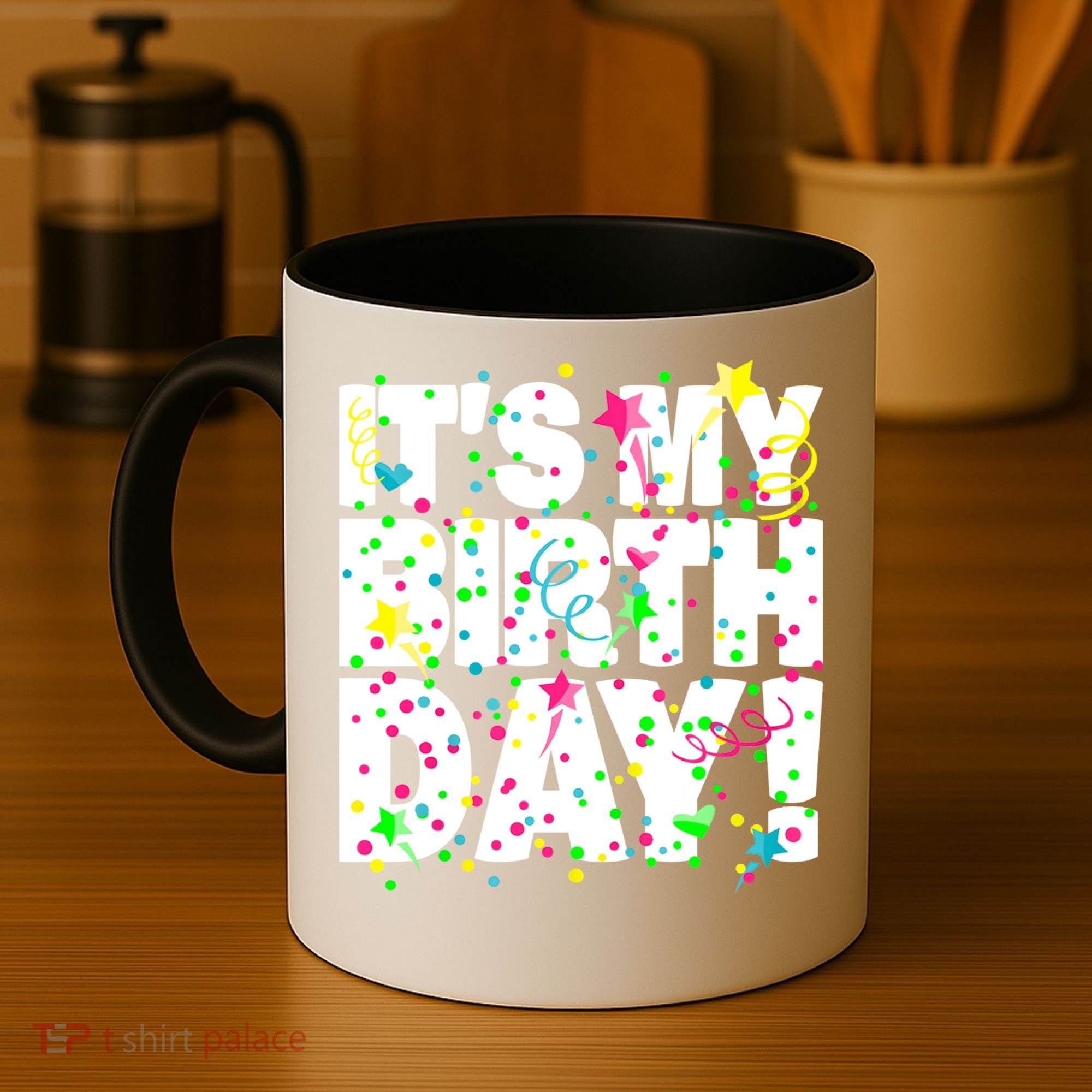 ItS My Birthday Confetti Gifts Coffee Mug