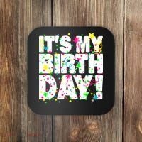 ItS My Birthday Confetti Gifts Coaster thumb 0