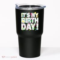 ItS My Birthday Confetti Gifts Tumbler thumb 0