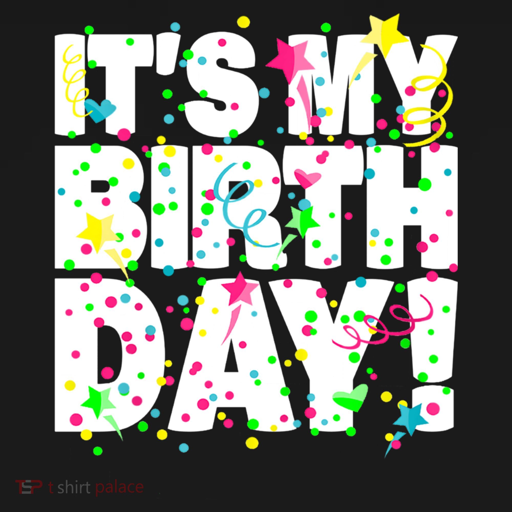 ItS My Birthday Confetti Gifts Women's Tank Top