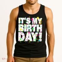 ItS My Birthday Confetti Gifts Tank Top thumb 3