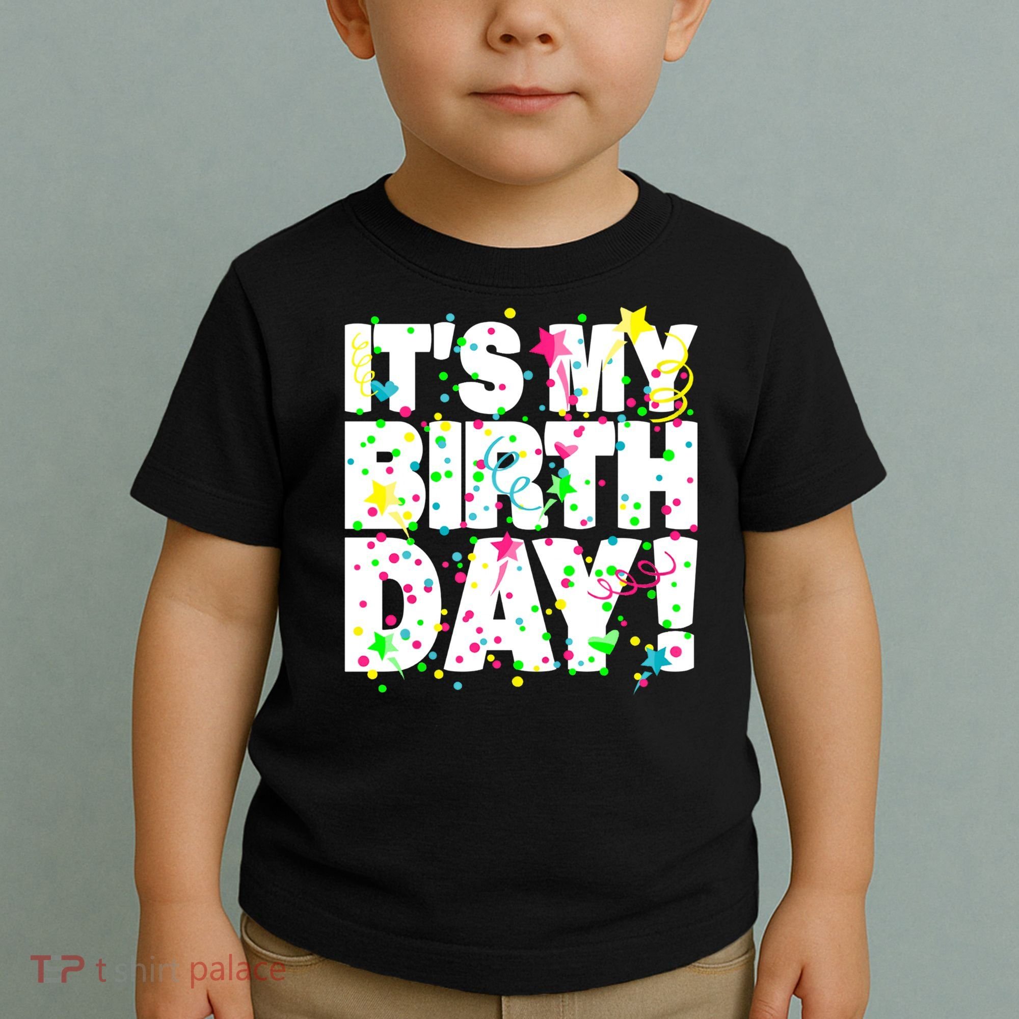 ItS My Birthday Confetti Gifts Toddler T-Shirt