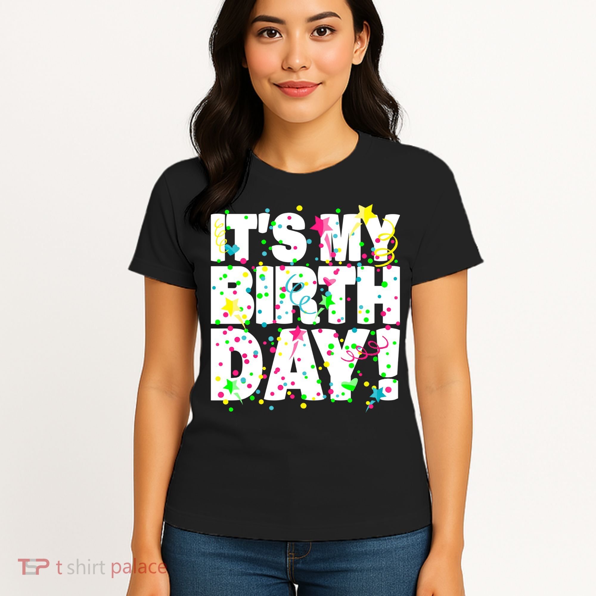 ItS My Birthday Confetti Gifts Women's T-Shirt