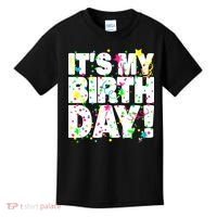 ItS My Birthday Confetti Gifts Kids T-Shirt thumb 0