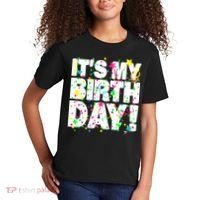 ItS My Birthday Confetti Gifts Kids T-Shirt thumb 2