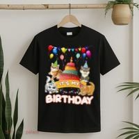 ItS My Birthday Cat And Kitten Party Day T-Shirt thumb 2