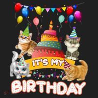 ItS My Birthday Cat And Kitten Party Day Tumbler thumb 3