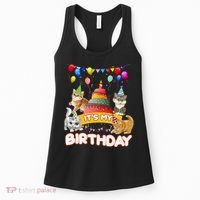ItS My Birthday Cat And Kitten Party Day Women's Tank Top thumb 0