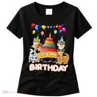 ItS My Birthday Cat And Kitten Party Day Women's T-Shirt thumb 0