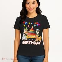 ItS My Birthday Cat And Kitten Party Day Women's T-Shirt thumb 4