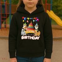 ItS My Birthday Cat And Kitten Party Day Kids Hoodie thumb 3