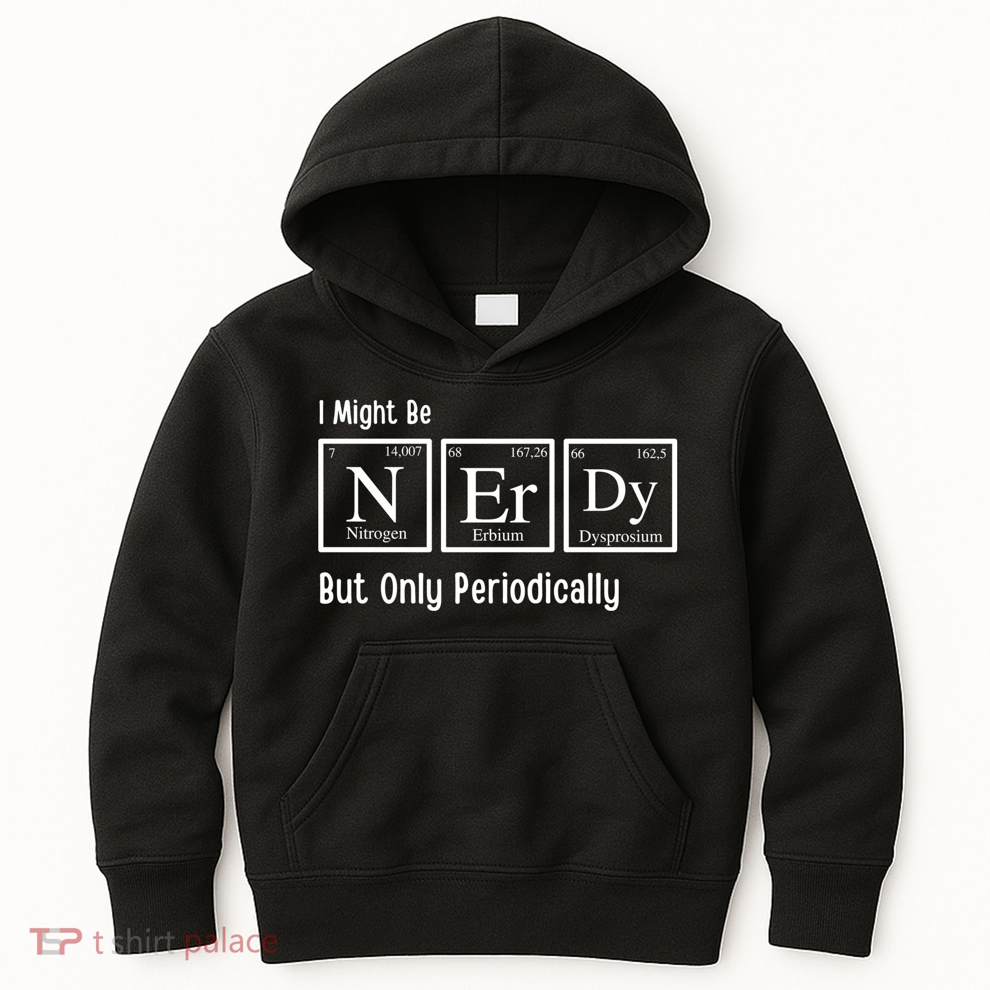 I Might Be Nerdy But Only Periodically Chemistry Lover Kids Hoodie