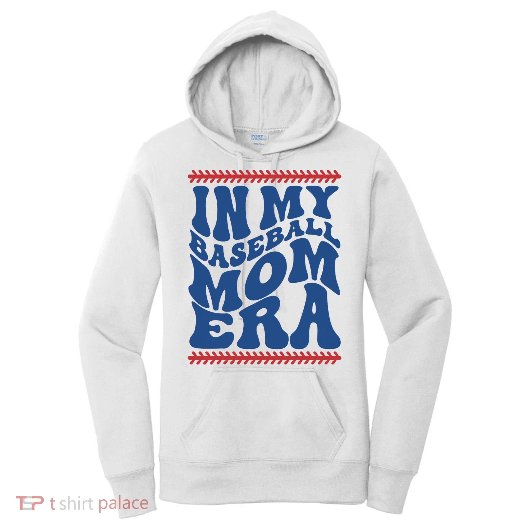 In My Baseball Mom Era Funny Family Mama Gifts Women's Hoodie