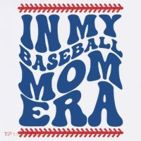 In My Baseball Mom Era Funny Family Mama Gifts Women's Hoodie thumb 2